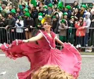 En video: La diáspora venezolana desfila en Irlanda por la festividad de San Patricio