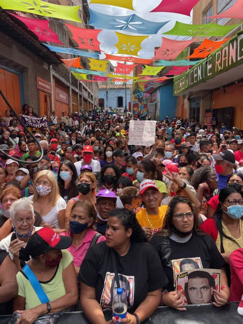 Pedro Carvajalino y el Alcalde de Sucre piden la liberación de Álex Saab desde la Redoma de Petare (+fotos)