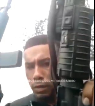 Con armas largas y ofreciendo "ayuda", Así es la nueva amenaza del Tren del Llano a un empresario venezolano (+video)