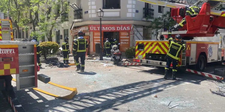 Incendio edificio Madrid