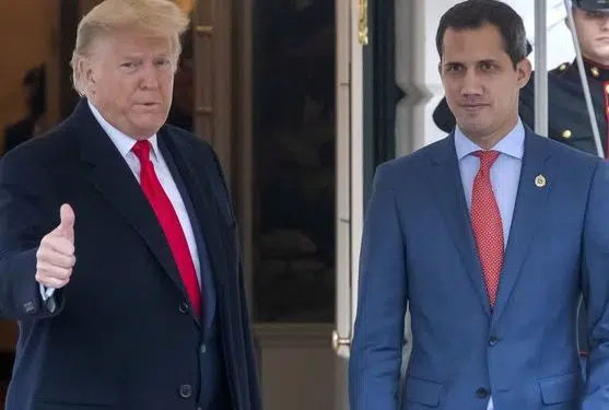 Trump y Guaidó en la Casa Blanca