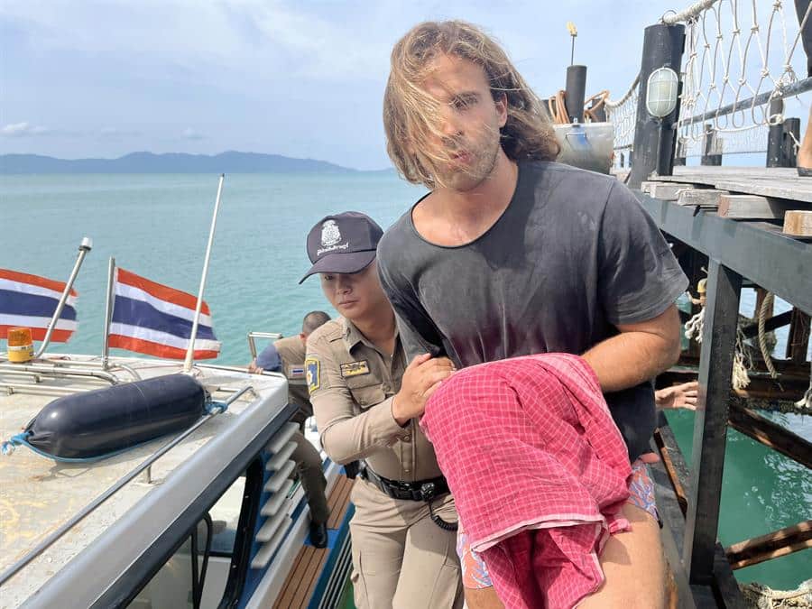 Daniel Sancho comparece por primera vez sin abogado en una vista telemática en Tailandia