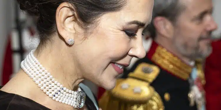 Copenhagen (Denmark), 04/01/2024.- Denmark's Crown Prince Frederik (R) and Crown Princess Mary arrive to the New Year's cure for officers from the Armed Forces and the National Emergency Management Agency, I., II. and III. rank at Christiansborg Palace in Copenhagen, Denmark, 04 January 2024, as well as invited representatives of major national organizations and the royal patronage. Queen Margrethe II, 83, who has reigned for 52 years, on 31 December 2023 announced that she would step down as regent on 14 January 2024, the 52nd anniversary of her accession to the throne. Her son, Crown Prince Frederik, will take over the throne as King Frederik X. (Dinamarca, Copenhague) EFE/EPA/MADS CLAUS RASMUSSEN DENMARK OUT