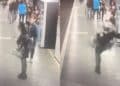 El brutal ataque de un inmigrante contra mujeres en el metro de Barcelona, España (+video)