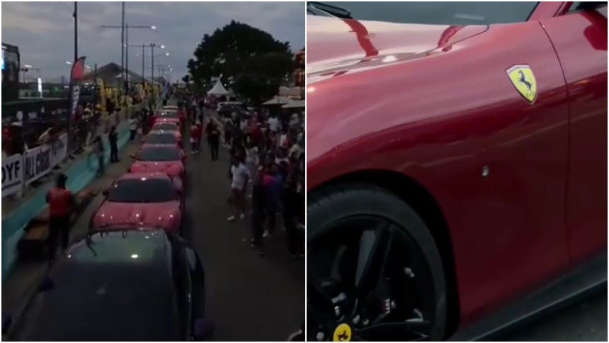 Puro Ferrari en Puerto Cabello: El video de Rafael Lacava que se viraliza