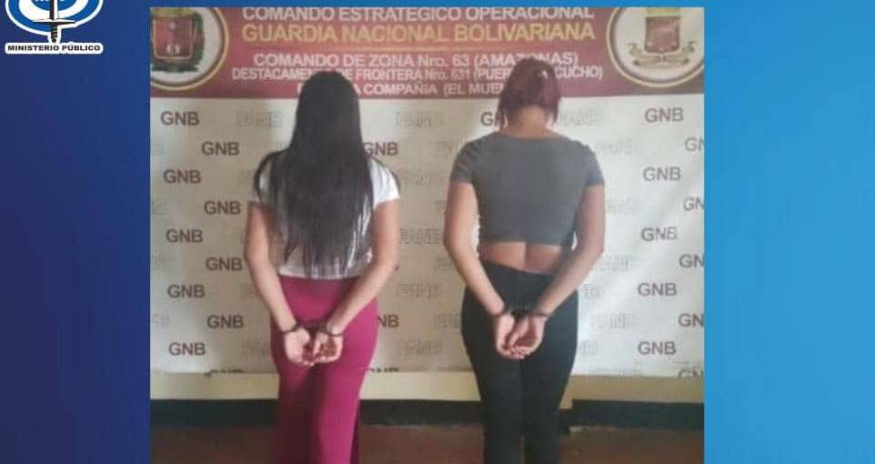 Detienen a dos mujeres por agredir a unos GNB en Amazonas: Estaban ebrias (+video)