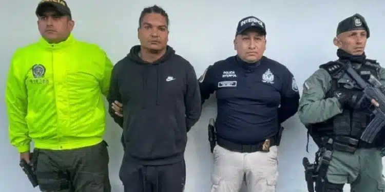 Detención de Larry Changa, uno de los líderes del  Tren de Aragua, en Colombia