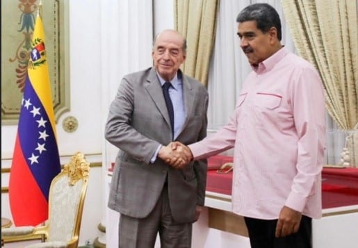 Maduro recibió al excanciller de Petro en Caracas