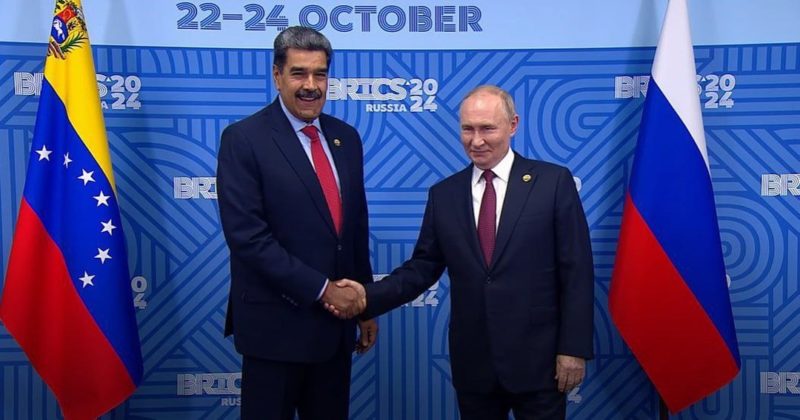 Maduro y Putin se reunieron en el marco de la cumbre de los BRICS (+fotos y video)