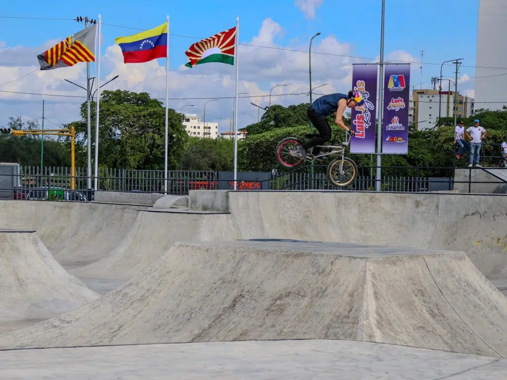 Daniel Dhers en inauguración de parque extremo en Barquisimeto: «Me retiro de las competencias»