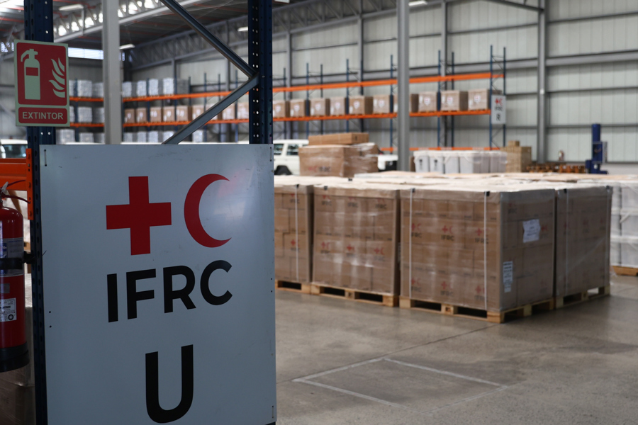 Cruz Roja Internacional inició el envío de toneladas de ayuda humanitaria a Venezuela (+fotos)